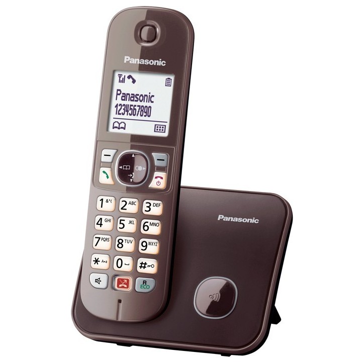 Ασύρματο Τηλέφωνο Panasonic KX-TG6851GRA Brown Ασύρματο Τηλέφωνο Panasonic KX-TG6851GRA Brown