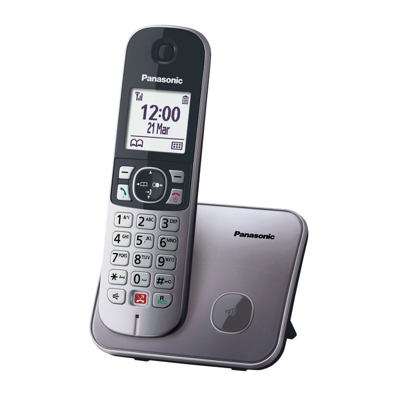 Ασύρματο Τηλέφωνο Panasonic KX-TG6851GRM Grey