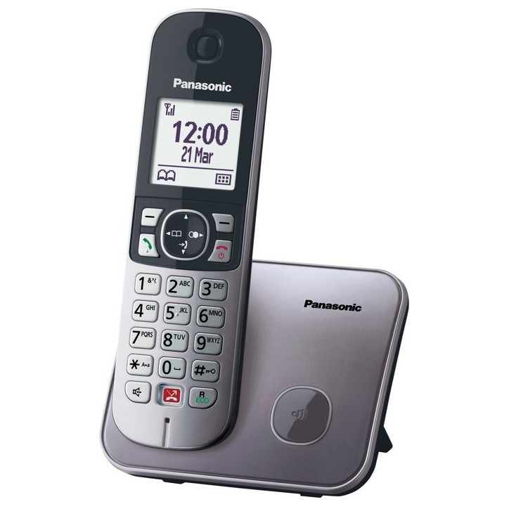 Ασύρματο Τηλέφωνο Panasonic KX-TG6851GRM Grey Ασύρματο Τηλέφωνο Panasonic KX-TG6851GRM Grey