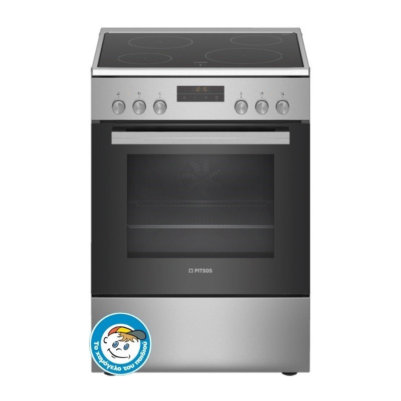 Κουζίνα Κεραμική Pitsos PHN139150 Inox Α