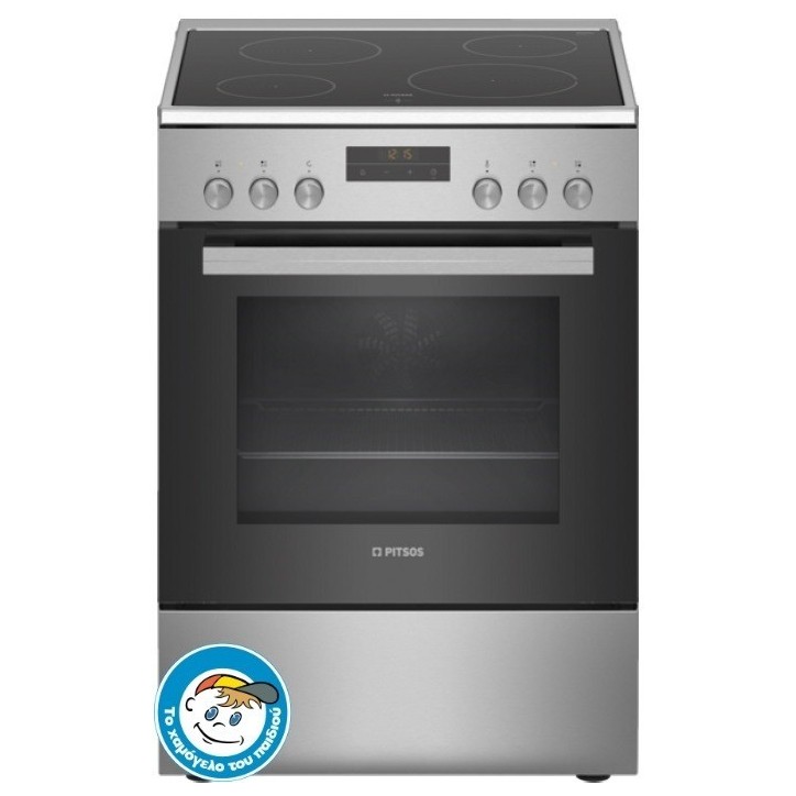 Κουζίνα Κεραμική Pitsos PHN139150 Inox Α