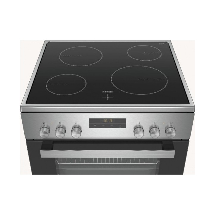 Κουζίνα Κεραμική Pitsos PHN139150 Inox Α