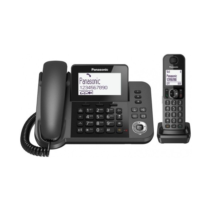 Ασύρματο Τηλέφωνο Panasonic KX-TGF310EXM DUO Black Ασύρματο Τηλέφωνο Panasonic KX-TGF310EXM DUO Black