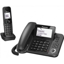 Ασύρματο Τηλέφωνο Panasonic KX-TGF310EXM DUO Black
