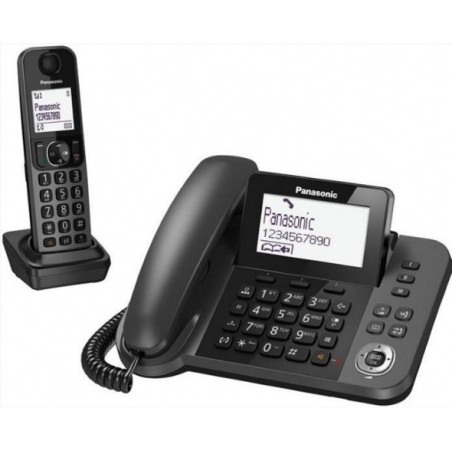 Ασύρματο Τηλέφωνο Panasonic KX-TGF310EXM DUO Black