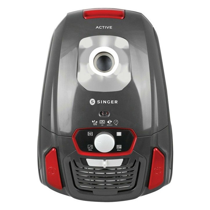 Σκούπα Ηλεκτρική Singer VC-206030 Μαύρο/Κόκκινο