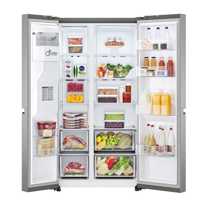 Ψυγείο Ντουλάπα LG GSLV70PZTE Platinum Silver E