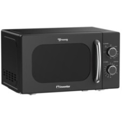 Φούρνος Μικροκυμάτων Inventor MWOR-20LB Retro Black
