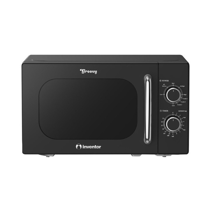 Φούρνος Μικροκυμάτων Inventor MWOR-20LB Retro Black