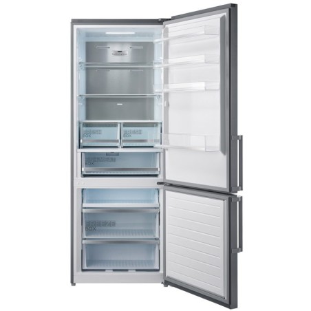 Ψυγειοκαταψύκτης Midea MDRB593FGE02 Inox Ε