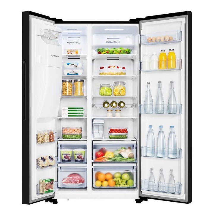 Ψυγείο Hisense RS694N4TFE Black Inox E