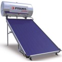Ηλιακός Θερμοσίφωνας Pyramis Premium 160lt Επιλεκτικού Συλλέκτη 2,3 m2 Τρπλής Ενέργειας