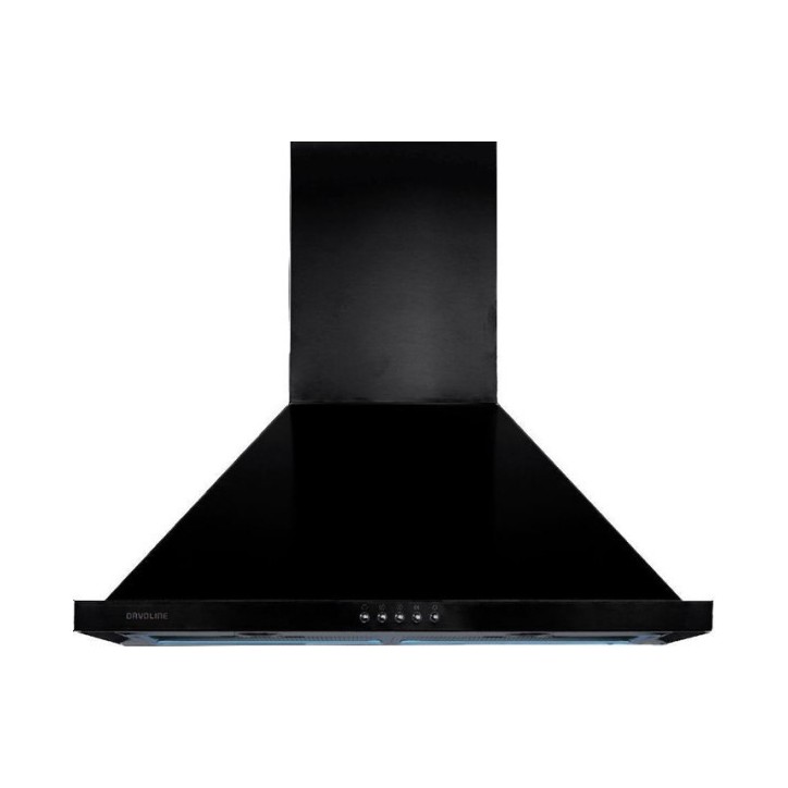 Απορροφητήρας Τζάκι Davoline KOS HPC Μαύρο 60 cm
