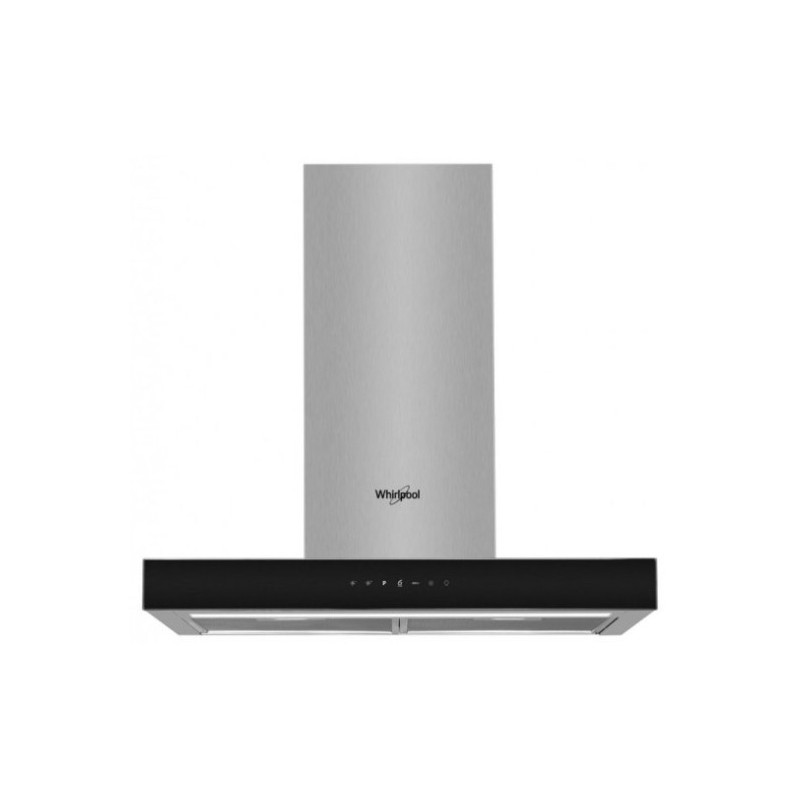 Απορροφητήρας Τζάκι Whirlpool WHBS 62F LT K/1 Μαύρο 60 cm A