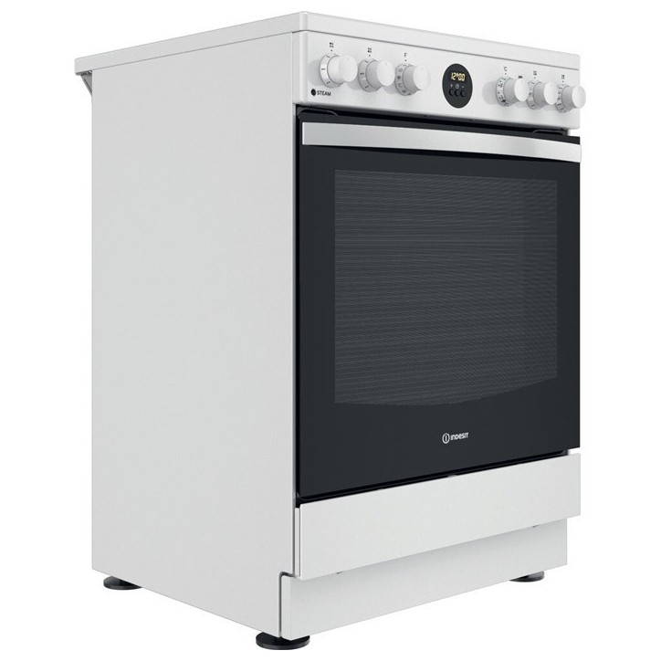 Κουζίνα Κεραμική Indesit IS67V8CHW/E Λευκό A Κουζίνα Κεραμική Indesit IS67V8CHW/E Λευκό A