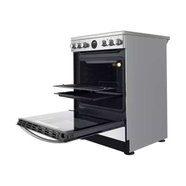 Κουζίνα Κεραμική Indesit IS67V8CHX/E Inox A Κουζίνα Κεραμική Indesit IS67V8CHX/E Inox A