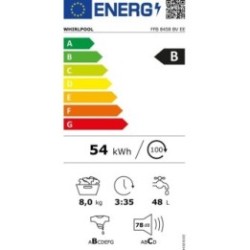 Πλυντήριο Ρούχων Whirlpool FFB 8458 BV EE 8 kg B