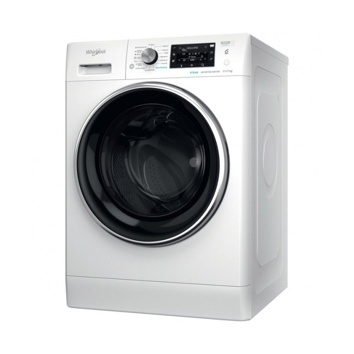 Πλυντήριο - Στεγνωτήριο Ρούχων Whirlpool FFWDD 1176258 BCV EE 11 kg/ 7 kg E Πλυντήριο - Στεγνωτήριο Ρούχων Whirlpool FFWDD 1176258 BCV EE 11 kg/ 7 kg E