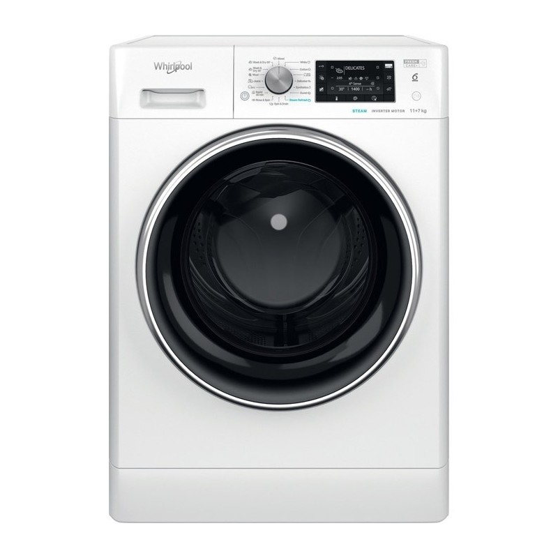 Πλυντήριο - Στεγνωτήριο Ρούχων Whirlpool FFWDD 1176258 BCV EE 11 kg/ 7 kg E