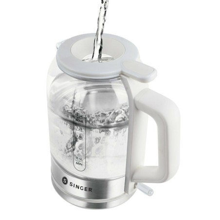 Βραστήρας Singer SWK-15020 1.5 lt Λευκό/Inox