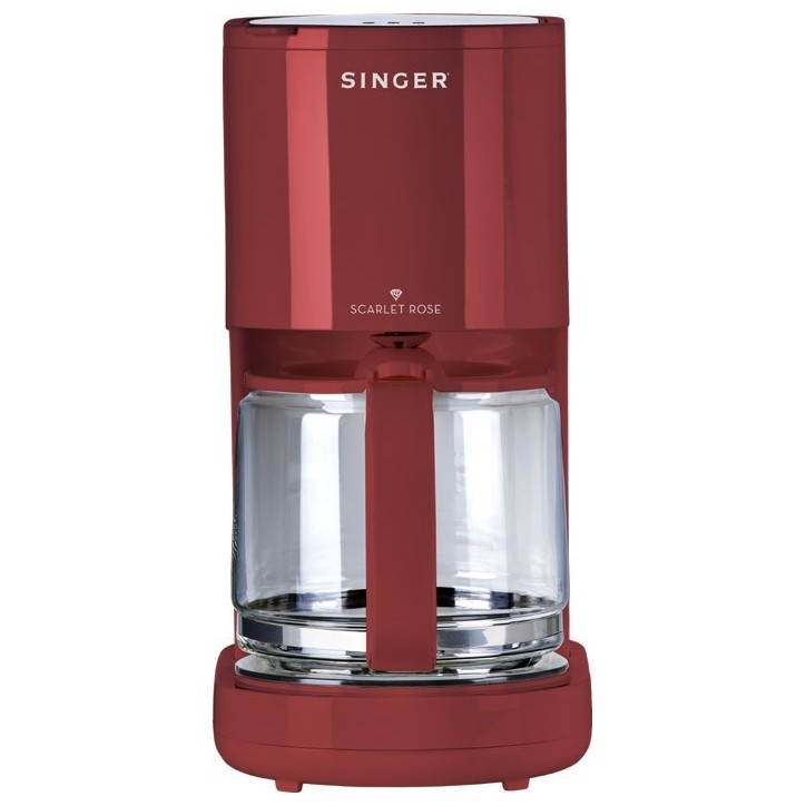 Καφετιέρα Φίλτρου Singer Scarlet Rose CM-1000SCR