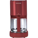 Καφετιέρα Φίλτρου Singer Scarlet Rose CM-1000SCR