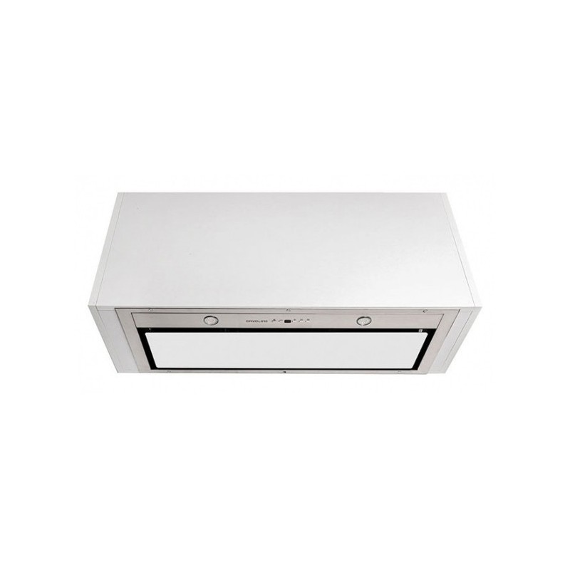 Μηχανισμός Απορρόφησης Davoline Inside IX-W Λευκό Γυαλί & Inox 90 cm D