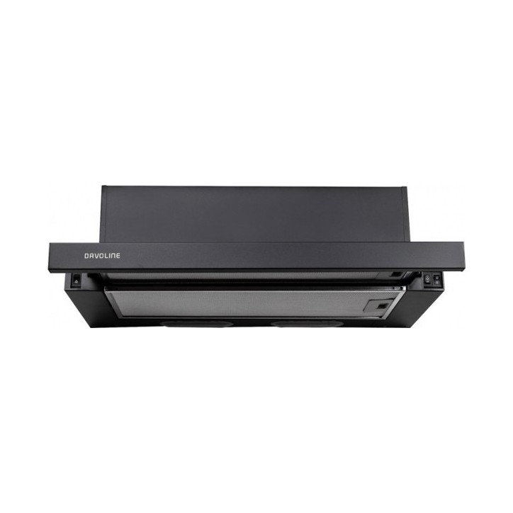 Απορροφητήρας Συρόμενος Davoline Delta 060 Μαύρος 60 cm
