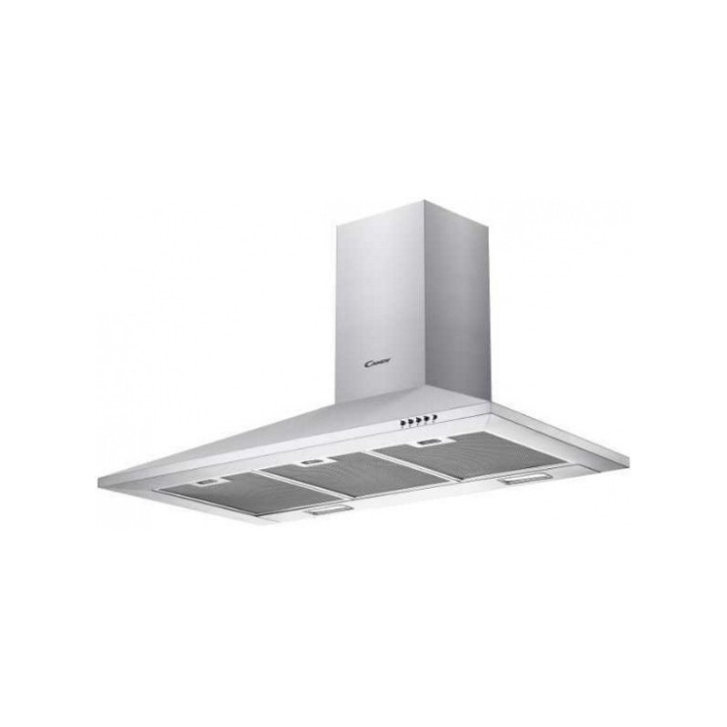 Απορροφητήρας Τζάκι Candy CCE 119/1X Inox 90 cm