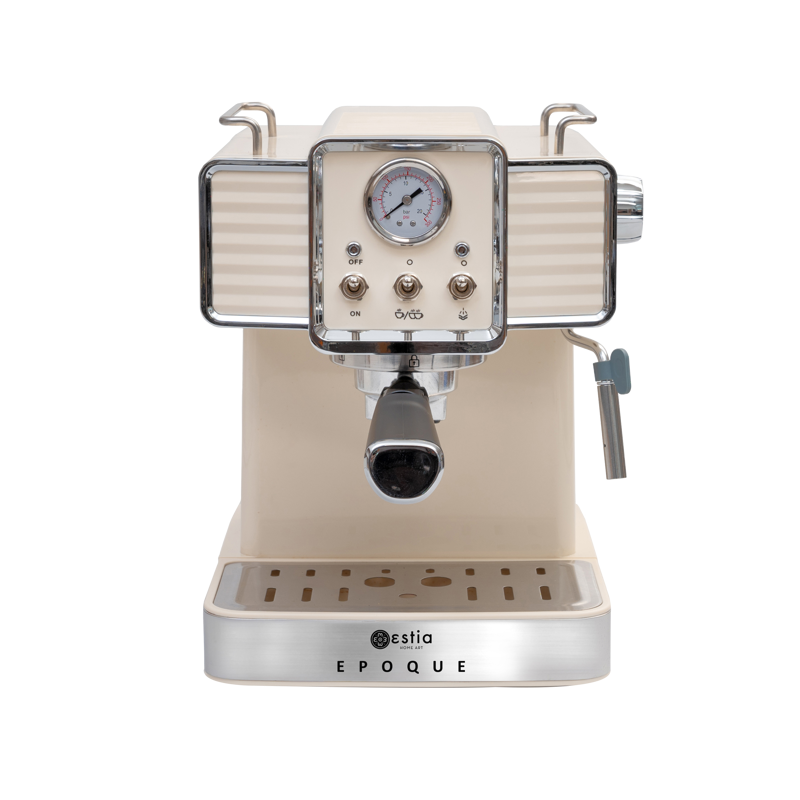 Καφετιέρα Espresso Estia Retro Epoque Κρεμ