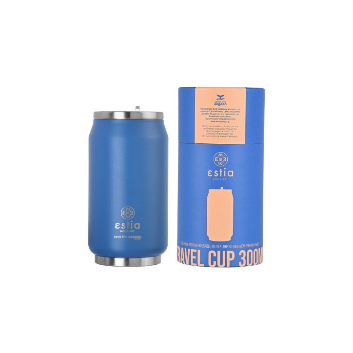 Θερμός Travel Cup Save The Aegean 300ml Denim Blue