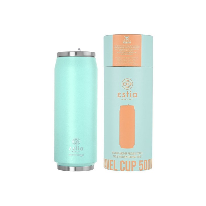 Θερμός Travel Cup Save the Aegean 500ml Bermuda Green Θερμός Travel Cup Save the Aegean 500ml Bermuda Green