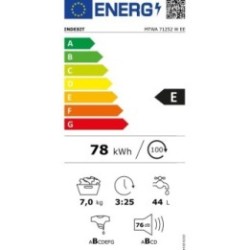 Πλυντήριο Ρούχων Indesit MTWA 71252 W EE 7 kg E