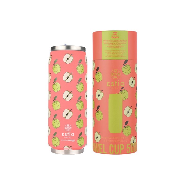 Θερμός Travel Cup Save the Aegean 500ml Apple Odyssey