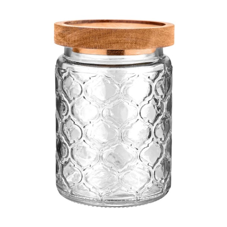 Δοχείο Αποθήκευσης Allure Γυάλινο 700ml 14x10cm