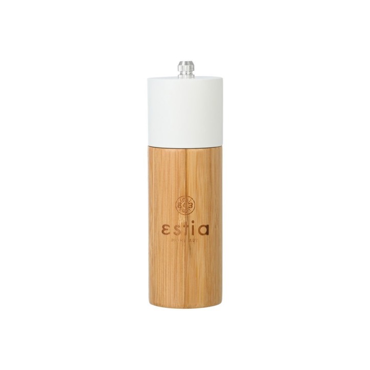 Μύλος για Αλάτι/Πιπέρι Bamboo Essentials Λευκός