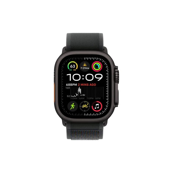 Apple Watch Ultra 2 GPS + Cellular 49mm Black Titanium Case With Black Trail Loop - S/M