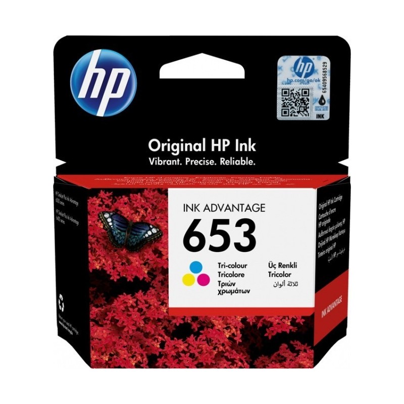Μελάνι HP 653 Tri-Color 3YM74AE