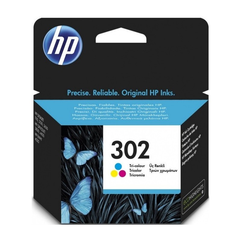 Μελάνι HP 302 Tri-Color F6U65AE
