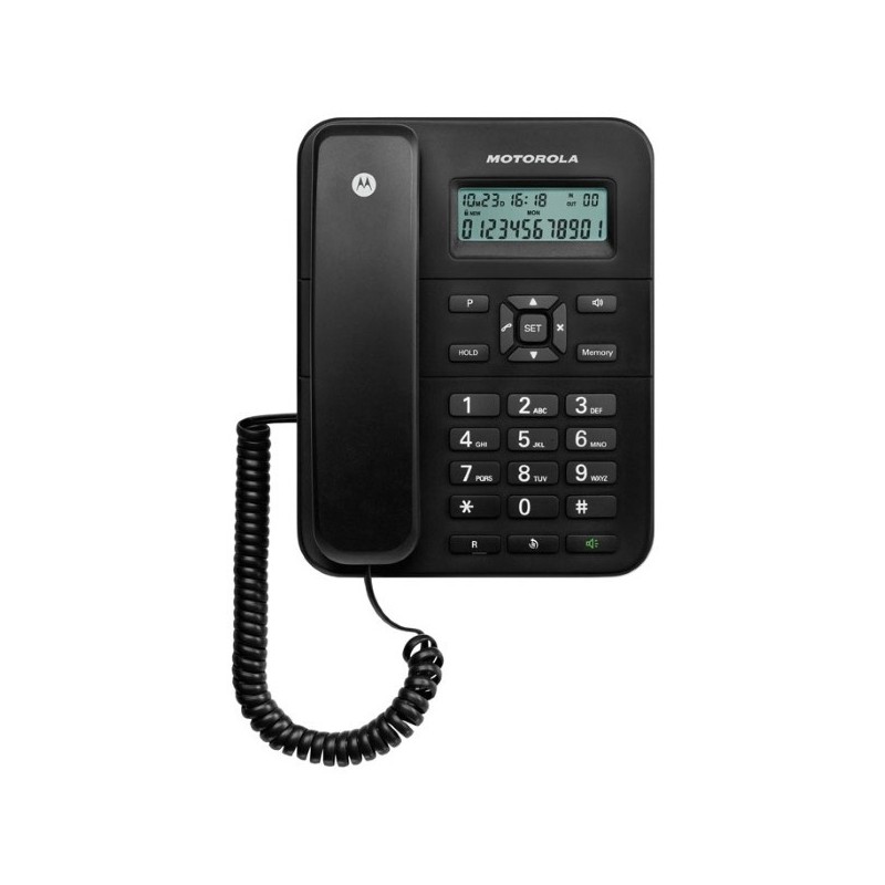 Ενσύρματο Τηλέφωνο Motorola CT202 Μαύρο