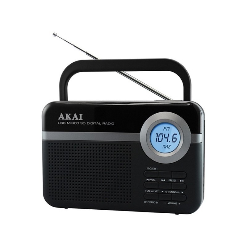 Ραδιόφωνο Akai USB/SD PR006A-471U Μαύρο