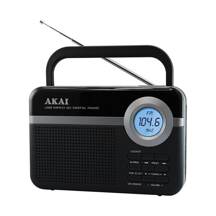 Ραδιόφωνο Akai USB/SD PR006A-471U Μαύρο