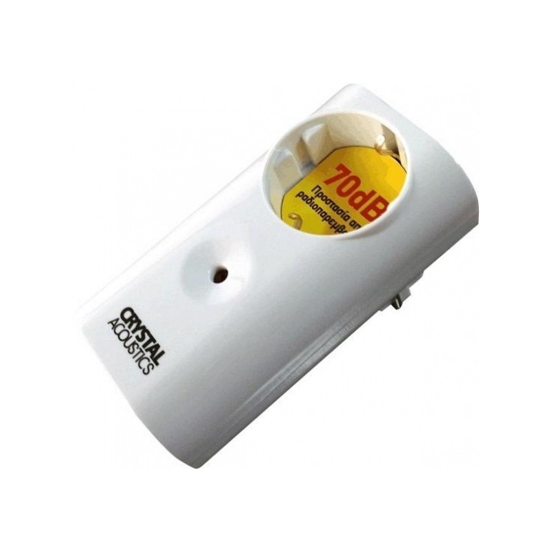 Μονόπριζο Ασφαλείας Crystal Audio CP1-1300-70W Λευκό