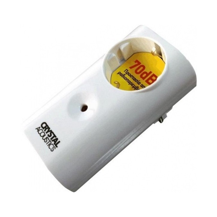 Μονόπριζο Ασφαλείας Crystal Audio CP1-1300-70W Λευκό Μονόπριζο Ασφαλείας Crystal Audio CP1-1300-70W Λευκό