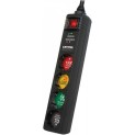 Πολύπριζο Ασφαλείας Crystal Audio CP4-1300-70 4 Θέσεων