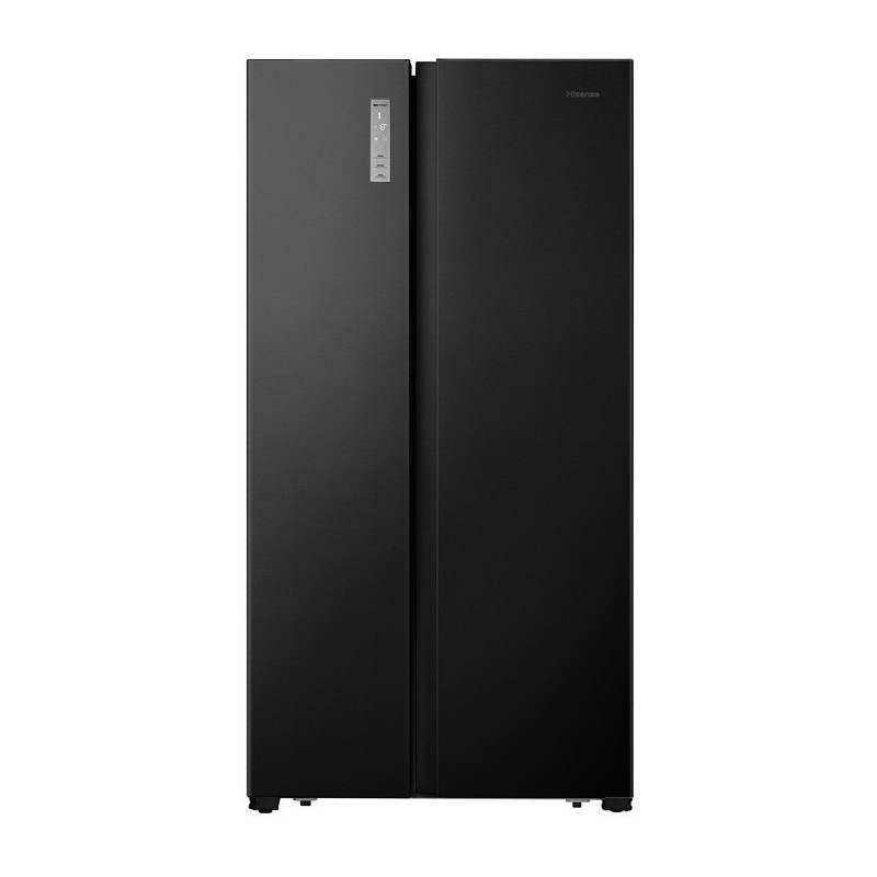 Ψυγείο Ντουλάπα Hisense RS677N4BFE Black Metal E