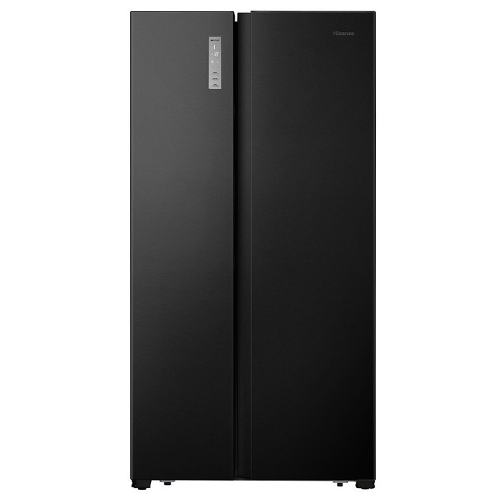 Ψυγείο Ντουλάπα Hisense RS677N4BFE Black Metal E