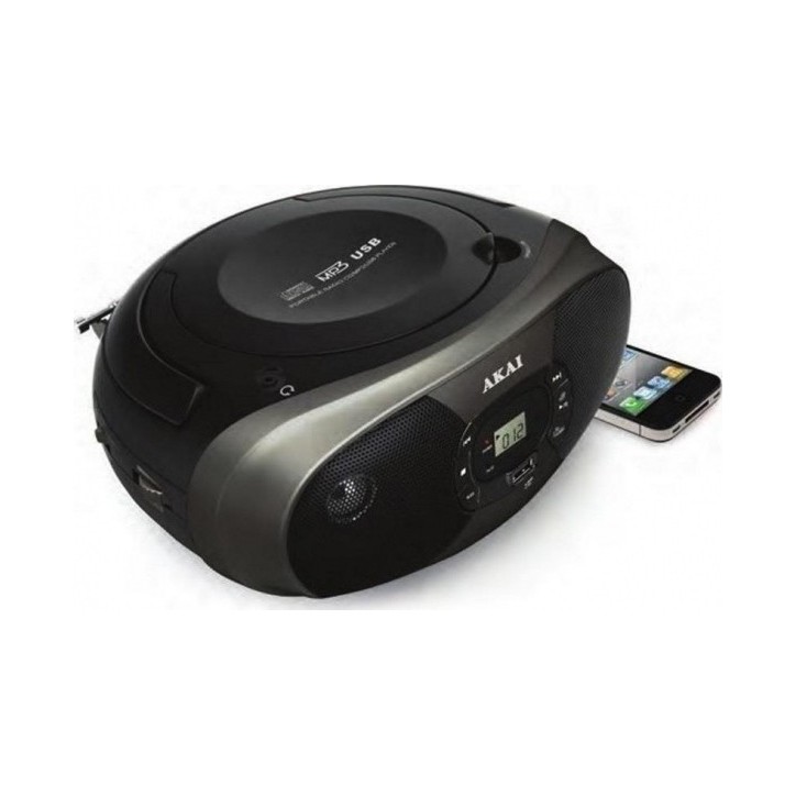 Ράδιο CD Akai BM004A-614 Μαύρο Ράδιο CD Akai BM004A-614 Μαύρο