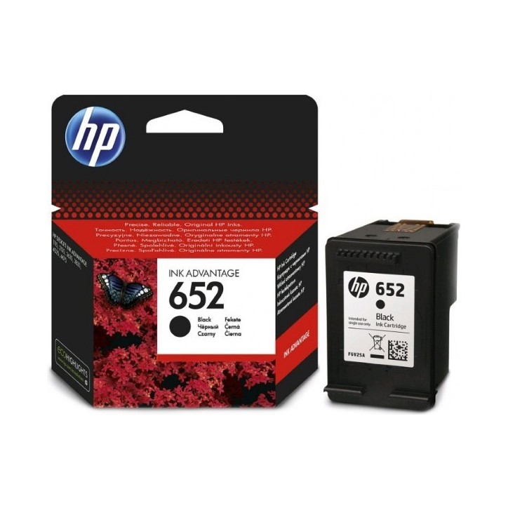 Μελάνι HP 652 Black F6V25AE